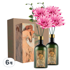 라플로리아 꽃 디퓨저, 6개, 500ml, S6.다시한번힘내요향/B8.거베라-L12/바이올렛