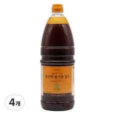 이장네_향이 참 고소한 참진한 참기름 골드_참깨분100퍼센트 _, 4개, 1.8L