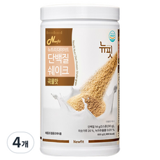뉴핏 투에니포 뉴트리 다이어트 쉐이크 곡물맛, 600g, 4개