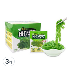 바다포도 염장, 3개, 200g