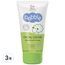 베블 유아 어린이 베이비 페이셜 얼굴 크림 로션, 3개, 50ml