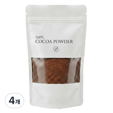 오브쿠킹 무가당 코코아 파우더 100%, 4개, 1개입, 80g