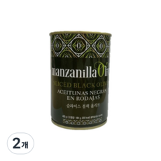 만자니아 슬라이스 올리브, 2개, 405g