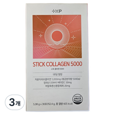 스틱 콜라겐 5000, 3개, 30회분