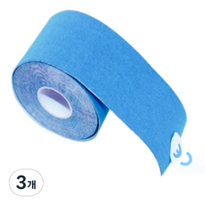 씨엠샵 스포츠테이프 압박테이프 근육테이핑 스카이, 3개