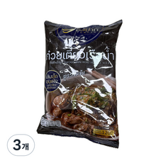 TORPAK 태국 인스턴트 보트 누들 수프 드라이드 라이스 누들면 / Thai Insatant Boat Noodle Soup Dried Rice Noodles, 3개, 120g