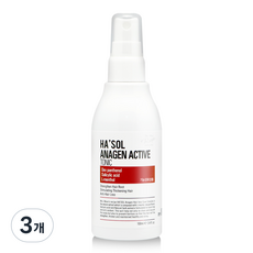 헤솔 아나겐 액티브 헤어토닉, 3개, 100ml