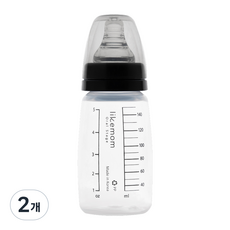 라이크맘 신생아용 PP 젖병 (그레이)_단품, 150ml, 2개