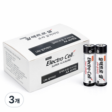 일렉트로셀 ElectroCell 알카라인 건전지, 3개, 40개입