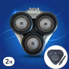 CLEON 필립스 전기 면도기날 S5000 시리즈 호환용, 2개, 실버