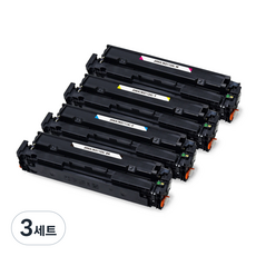 잉크다파라 HP 호환 토너 W2110A W2110X 세트, 3세트, 표준용량/4색