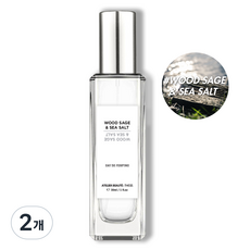 떼시스 우드세이지 앤 씨 솔트 청량한 프레시 우디 솔트 머스크 니치 향수 오드퍼퓸, 2개, 30ml