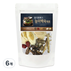 한우물 약재 능이백숙 능이버섯 삼계탕 재료, 6개, 121g