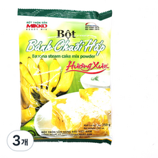 베트남 미코 봇 바나나 스팀 케이크 믹스 mikko Bot banh chuoi hap worldfood, 250g, 3개