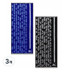 미즈노 중형 스포츠 쟈가드 타올(34) FN502309, 3개, 블루