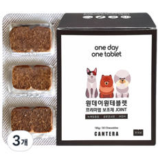 원데이원테블렛 츄어블 조인트 영양제, 30회분, 뼈/관절강화, 3개