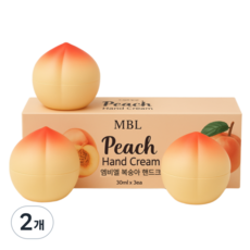 MBL 복숭아 피치 핸드크림 3P, 2개