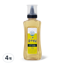 봉아 국내산 사양벌꿀, 4개, 500g