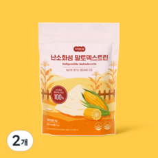 [무화당] 난소화성 말토덱스트린 100% 식이섬유 쾌변 변비예방 차전자피 분말 글루텐프리, 1kg, 2개