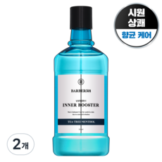 바버501 이너 부스터 남성 청결제 티트리 멘톨, 263ml, 2개