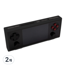 AYANEO POCKET MICRO TPU 범퍼 케이스, 2개, BLACK, 하우징 범퍼 케이스