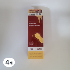 딜리노쉬 땅콩버터, 125g, 4개
