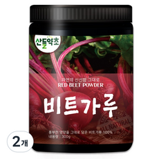 산들약초 제주산 레드비트가루 (분말), 2개, 300g