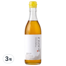 저온압착 통들깨 천년들기름, 3개, 300ml