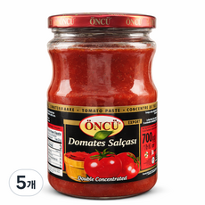 Oncu Domates Salcasl 터키 토마토 페이스트, 5개, 700g