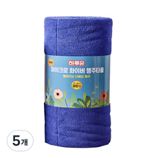 하루온 극세사 빨아쓰는 행주 다용도 주방 타올 30cm 블루, 5개, 30매