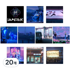 케이팝 데몬 헌터스 케데헌 서울 명소 마그넷 냉장고자석 개별포장 10종 풀세트 새해 설날 명절 선물용, 혼합색상, 20개