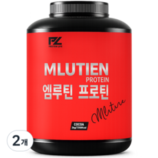엠루틴프로틴 헬스단백질보충제 근육증가 프로틴, 2개, 2kg