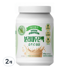 테라에판 분리대두단백 프로틴 파우더 식물성 단백질 ISP 무첨가, 2개, 400g