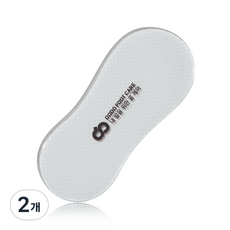 도도풋케어 와이드 글라스 풋케어 투명, 1개입, 2개, 100g