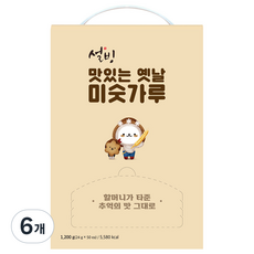 설빙 맛있는 옛날 미숫가루, 1.2kg, 6개