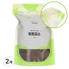 마이플랜트 덴마크 핀스트럽 피트모스, 2개, 1.5L