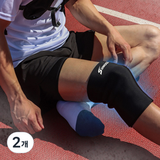 씨움 아이싱 젤슬리브 냉찜질팩 아이스 얼음찜질 온찜질 무릎 발목 팔꿈치 러닝 보호대, 2개, 블랙