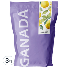 가나다 얼그레이 티백 홍차 허브차, 3개, 25개입, 1g