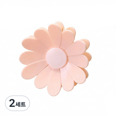 일상스토리 자석 데이지 밀봉 클립 집게, 2세트, 핑크