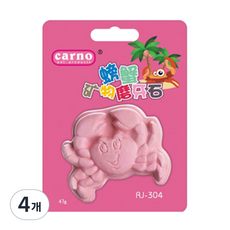 Carno 미네랄스톤 이갈이 토끼 햄스터 기니피그, 꽃게, 4개