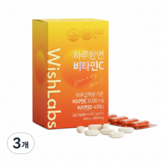 위시랩스 하루한번 비타민C 피로회복비타민 종합비타민 비타민씨 영양제, 3개, 60정