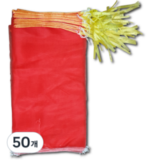 다용도 양파망 20kg 40 x 80cm, 50개, 빨강