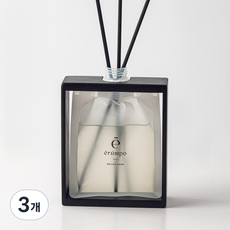 에룸포 블랙 오브제 프리미엄 디퓨저 인테리어 파우치 방향제, 3개, 250ml, 스파이시 머스크 파우더