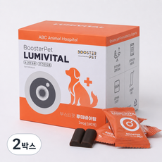 부스터펫 루미바이탈 (눈+간) 강아지 영양제 300g (60개 2달분), 2박스, 눈물개선/눈건강, 60정