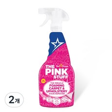 [핑크스터프] 미라클 포밍 카펫 앤 패브릭 얼룩제거제, 500ml, 2개