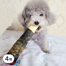 강아지 삑삑이 장남감 강아지 장난감 담배 시가 모양 장난감, 4개, orange