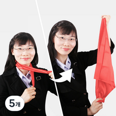 JL매직 스카프 공연 소품 마술스카프 무엇이든 통과한다? 통과하는스카프, 5개