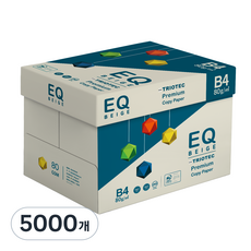 이큐베이지 EQ Beige 80g B4 용지 미색, 5000개