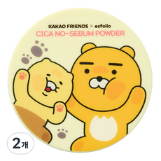 카카오프렌즈X에스폴리오 룩앳미 시카 노세범 파우더, 2개, 투명