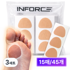 인포스 발바닥 문제 제거 밴드 굳은살 보호 패치, 3세트